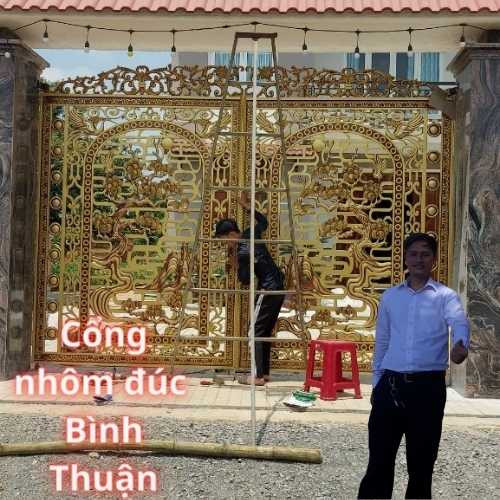 Cổng Nhôm đúc Bình Thuận 1