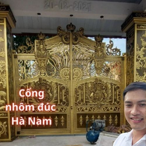 Cổng Nhôm đúc Quận Hà Nam 1
