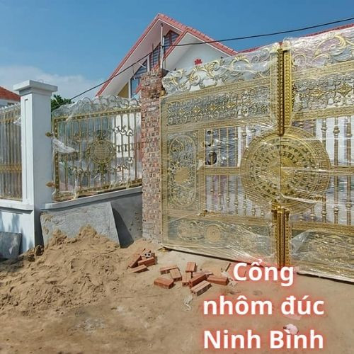 Cổng Nhôm đúc Ninh Bình