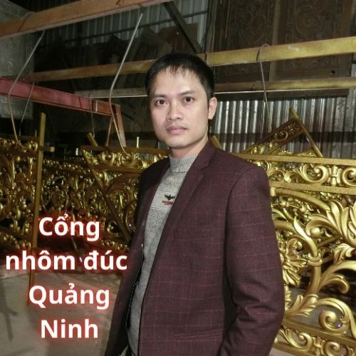 Cổng Nhôm đúc Quảng Ninh