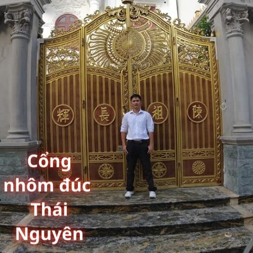 Cổng Nhôm đúc Thái Nguyên 2